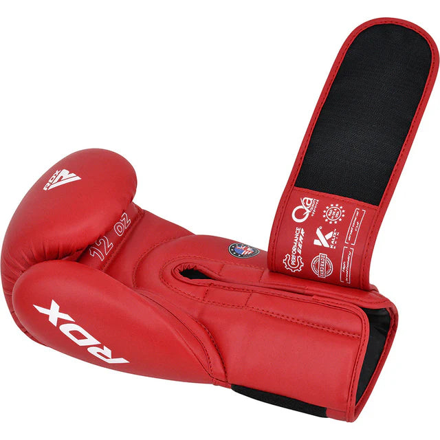 RDX Amateur Competition Boxing Gloves AS2 Red