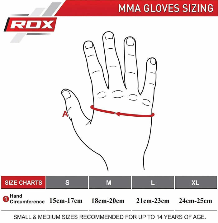 RDX T6 MMA Sparring Gloves Blue
