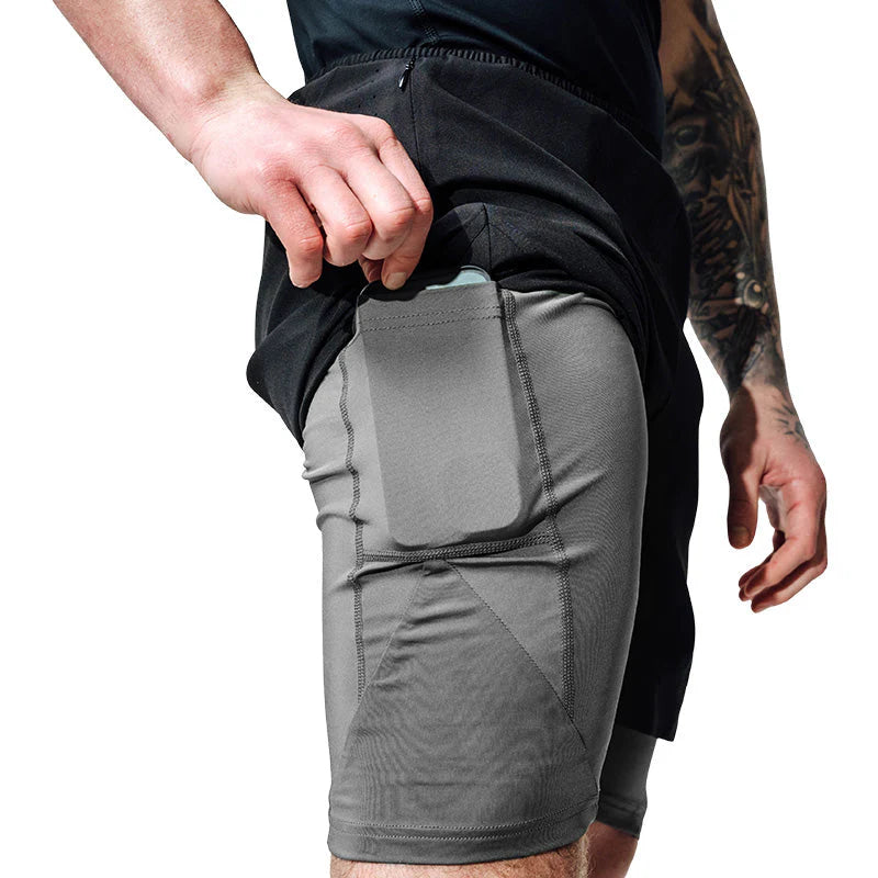 RDX T16 Black Hybrid Shorts