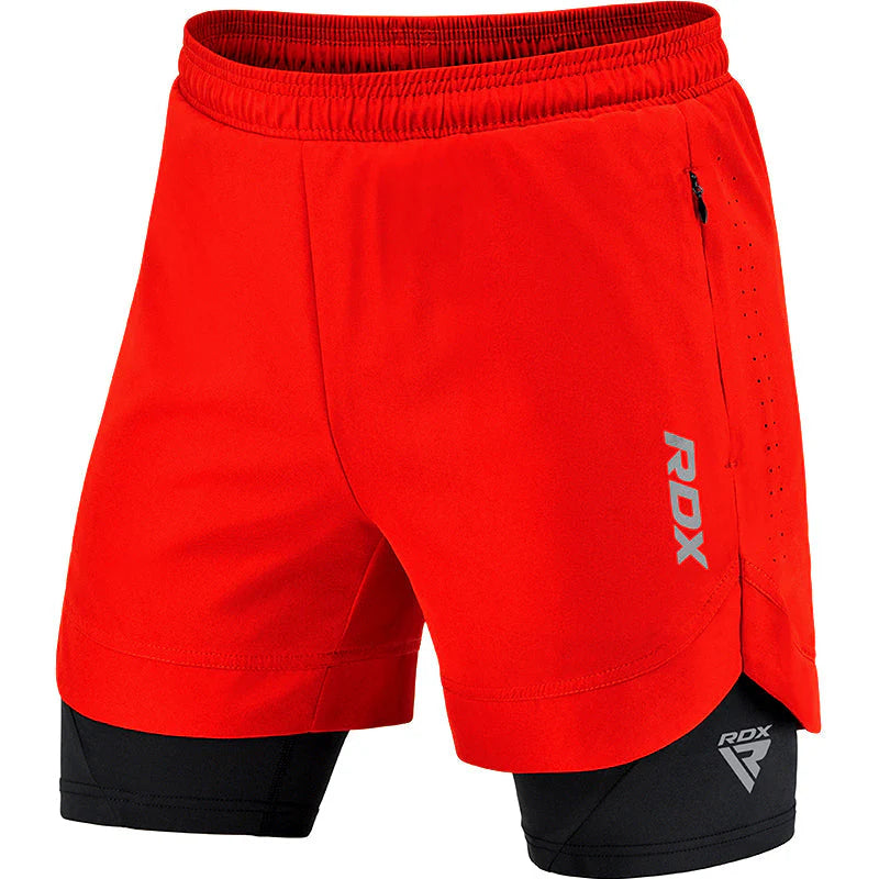 RDX T16 Red Hybrid Shorts