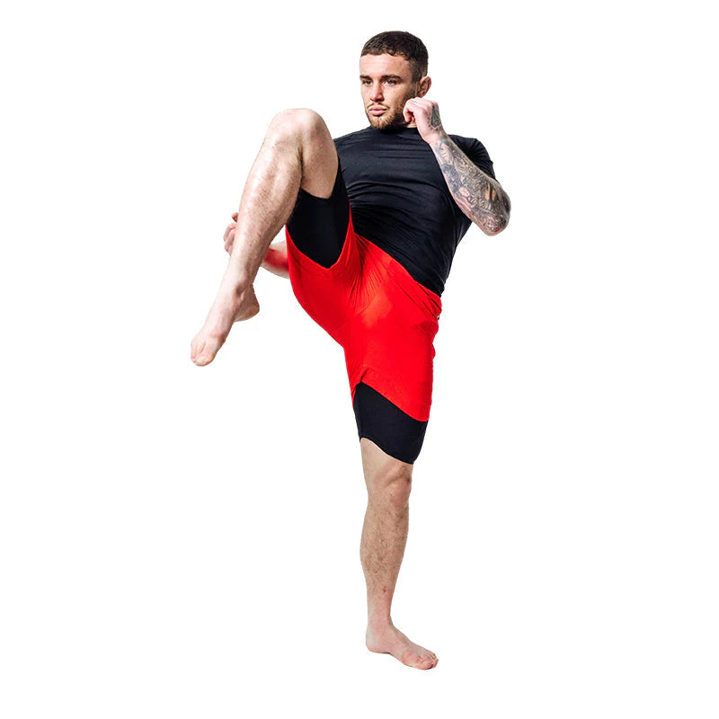 RDX T16 Red Hybrid Shorts