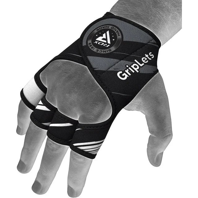 RDX R1 Weightlifting Grips White