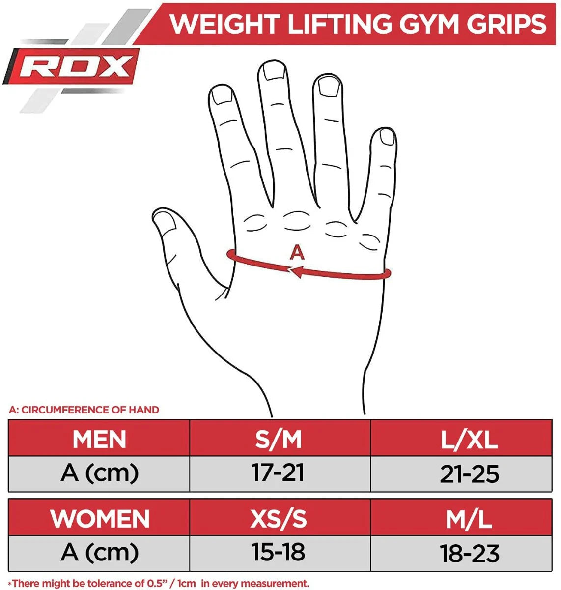 RDX R2 Weightlifting Grips White