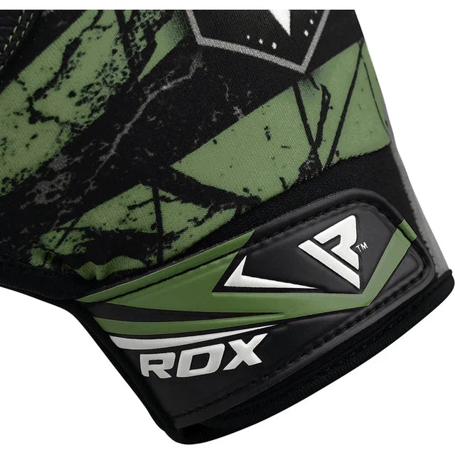 RDX F11 Camouflage Gym Workout Gloves Green