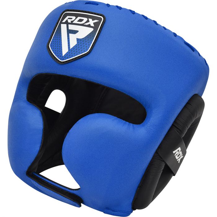 RDX APEX Pro Sparring Boxing Head Gear With Cheek Protector Blue