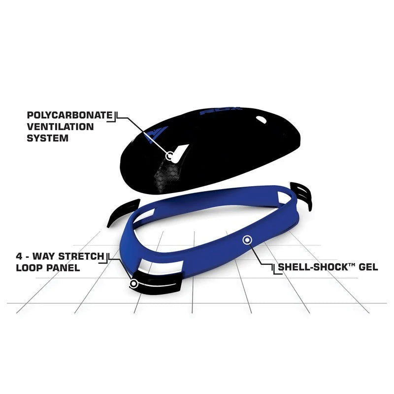 RDX CX Polygel Groin Cup Protector Blue