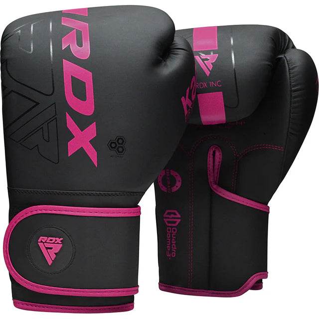 RDX F6 Kara Boxing Training Gloves Kids 6oz Pink