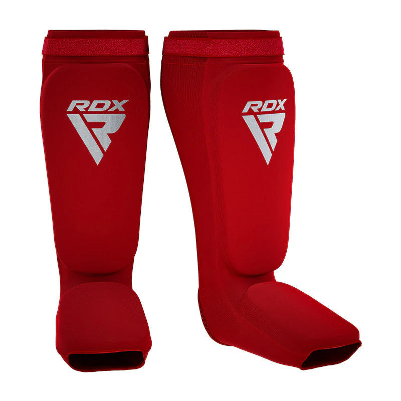 RDX SI Red Hosiery Shin Instep Guards