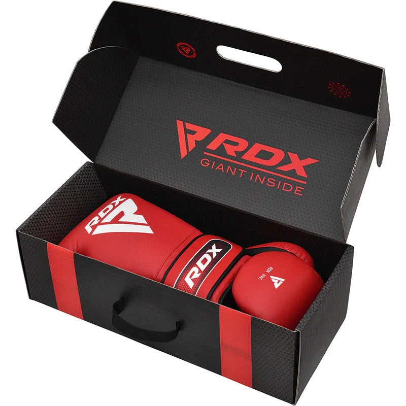 RDX APEX A5 Pro Sparring/Training Boxing Gloves Hook & Loop Red