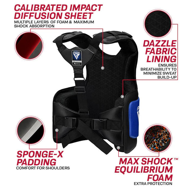 RDX APEX Coach Body protector Red