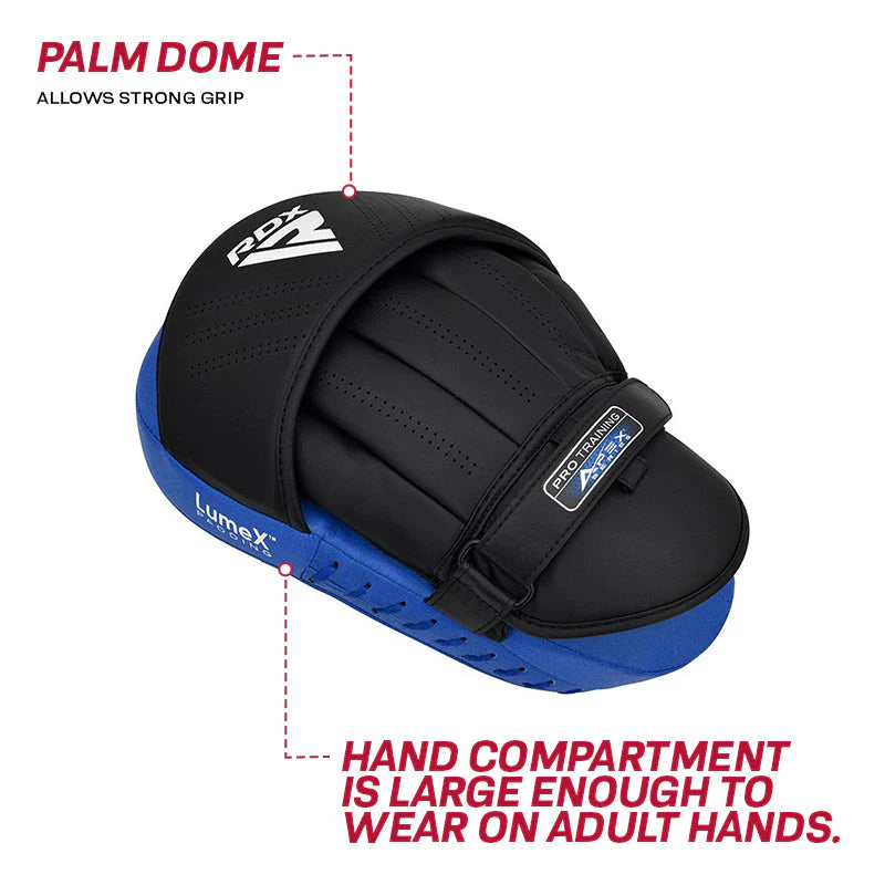 RDX APEX Pro Curved Focus Boxing Pads Red