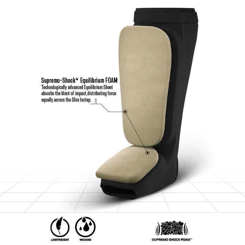 RDX SI Black/Black Hosiery Shin Instep Guards