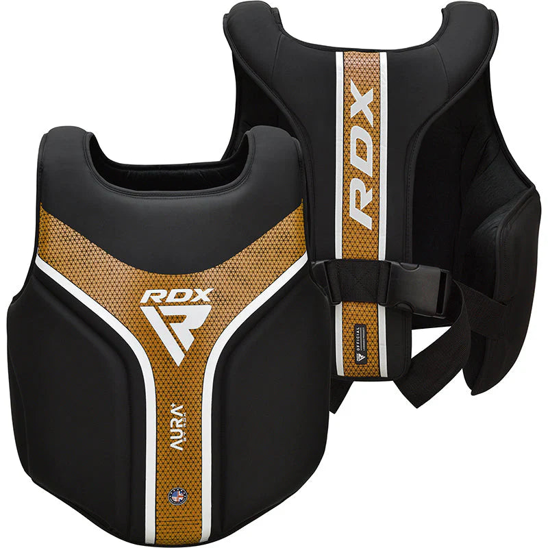 RDX Chest Guard Aura Plus T-17 Gold