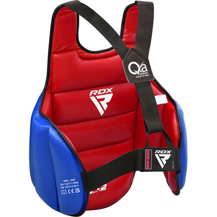 RDX T2 Chest Guard Red/Blue