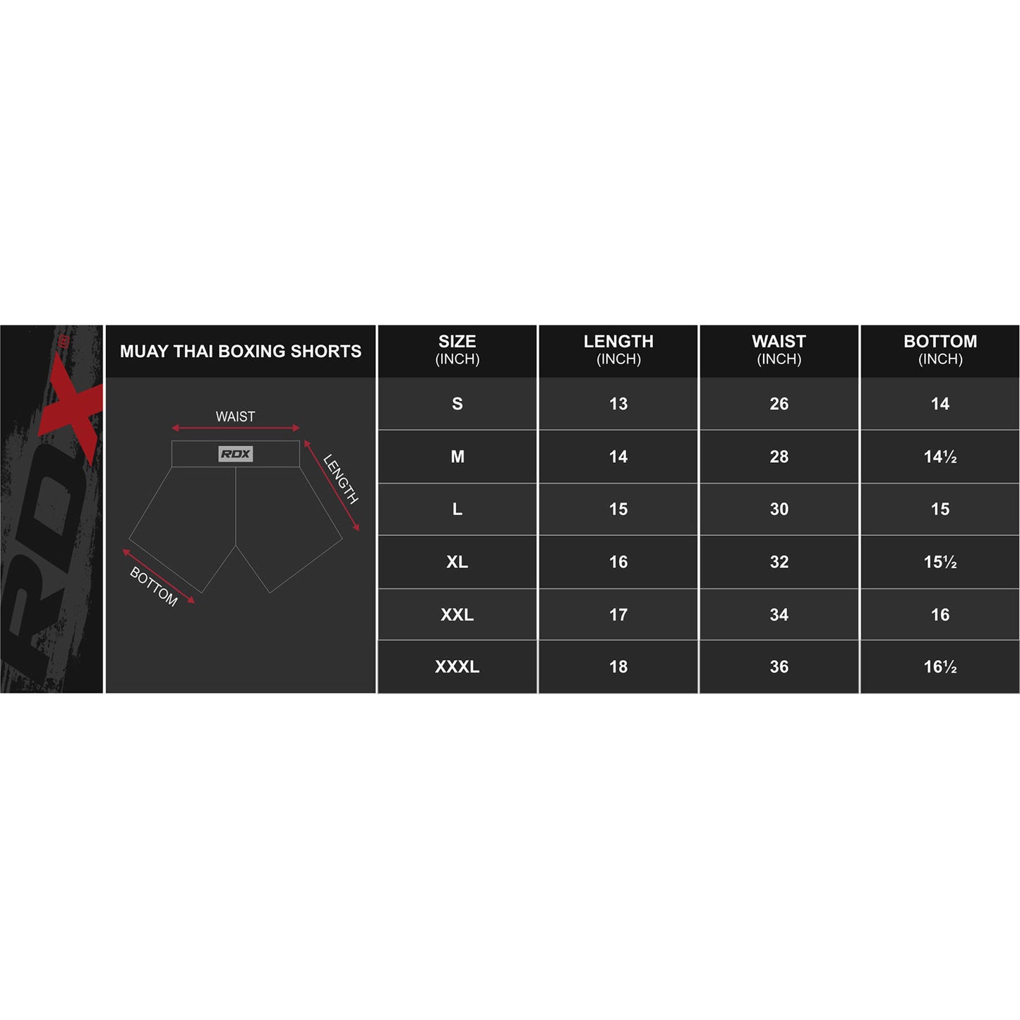 RDX R2 Muay Thai Shorts