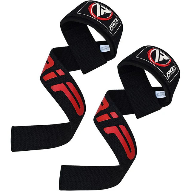 RDX W2 Weightlifting Straps Black