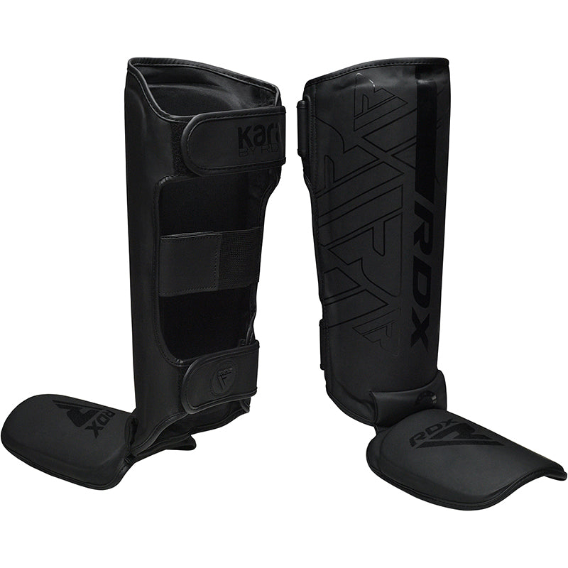 RDX F6 KARA MMA Shin Instep Guards Black