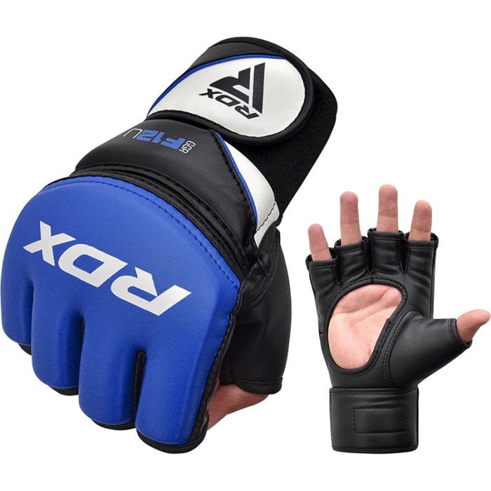 RDX F12 Pro MMA Gloves Blue