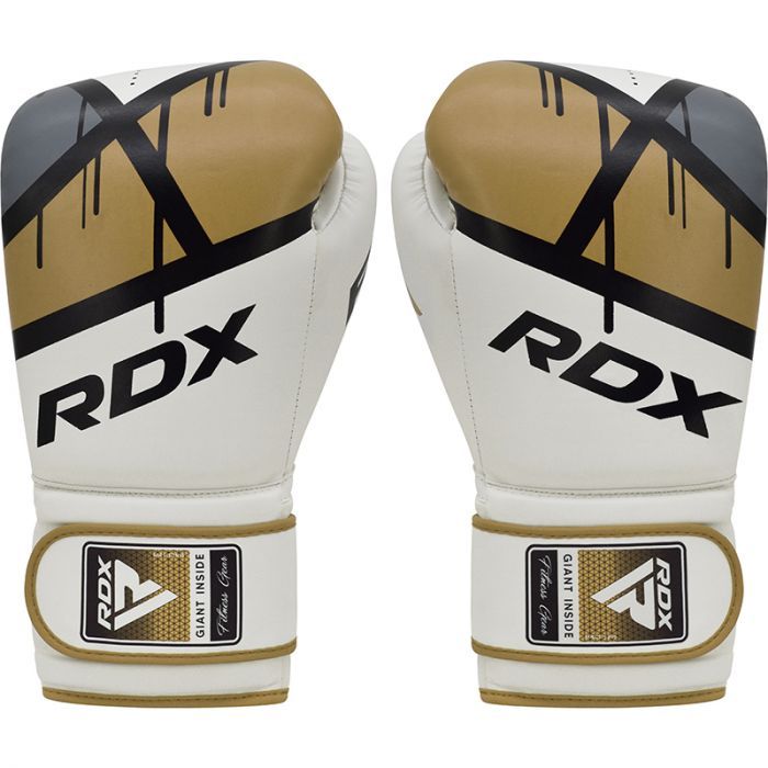 RDX F7 Boxing Gloves Gold