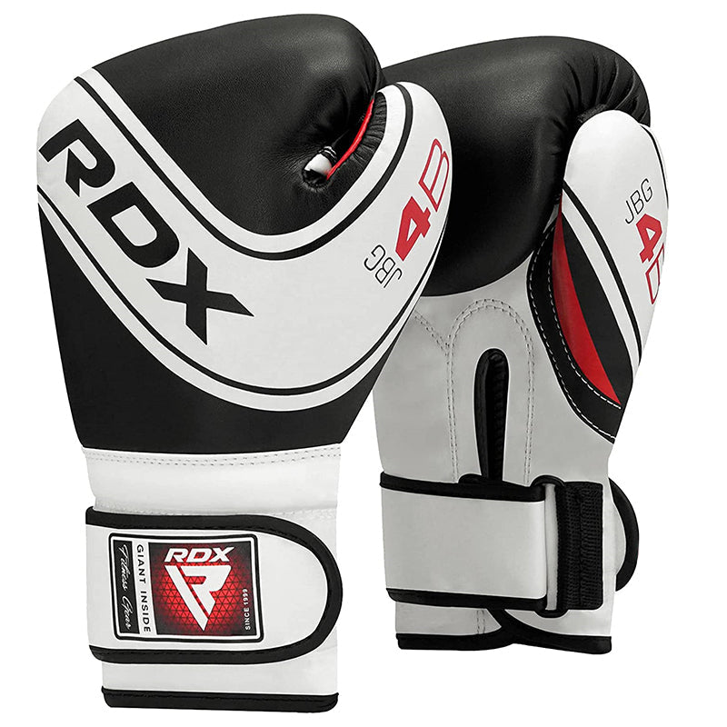 RDX 4B Kids Boxing Gloves Black/White