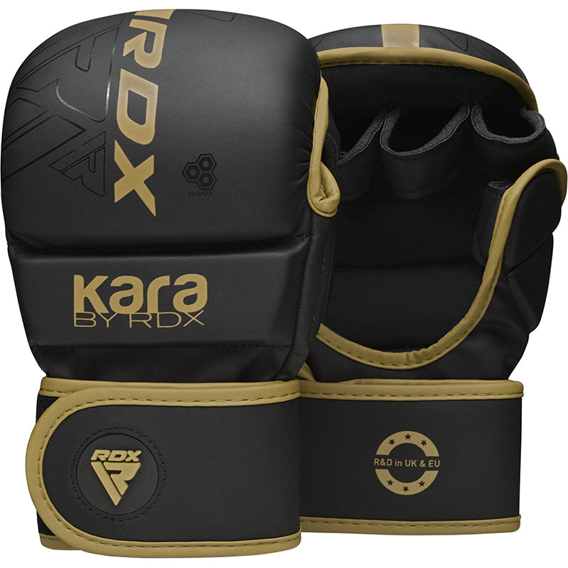 RDX F6 KARA MMA Sparring Gloves Gold