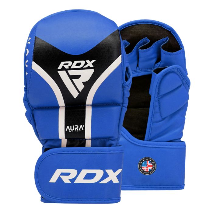 RDX GRAPPLING GLOVES SHOOTER AURA PLUS T-17 BLUE