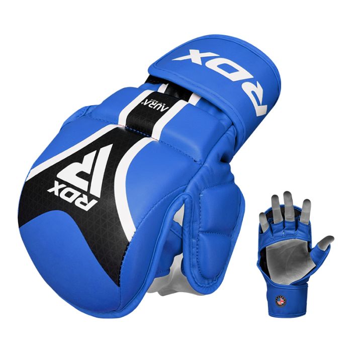RDX GRAPPLING GLOVES SHOOTER AURA PLUS T-17 BLUE