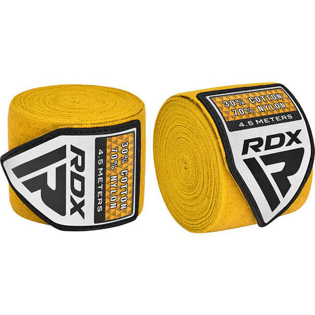 RDX WX Professional Boxing Hand Wraps Yellow