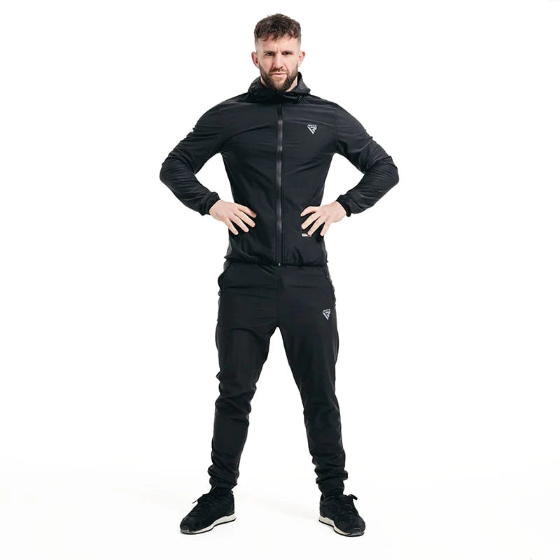 RDX H2 Weight Loss Sauna Suit Black