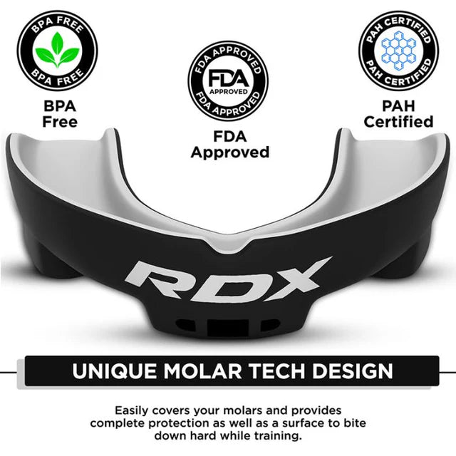 RDX 3W Mouth Guard - Black