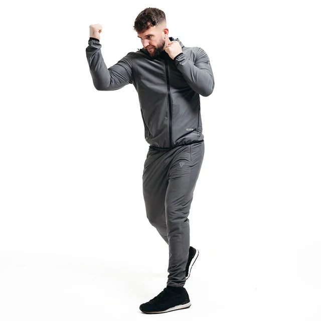 RDX H2 Weight Loss Sauna Suit Grey