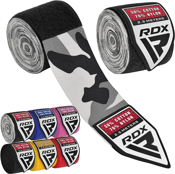 RDX WX Professional Boxing Hand Wraps Camo - 2,5m