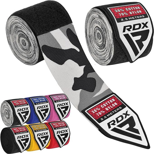 RDX WX Professional Boxing Hand Wraps Camo - 2,5m