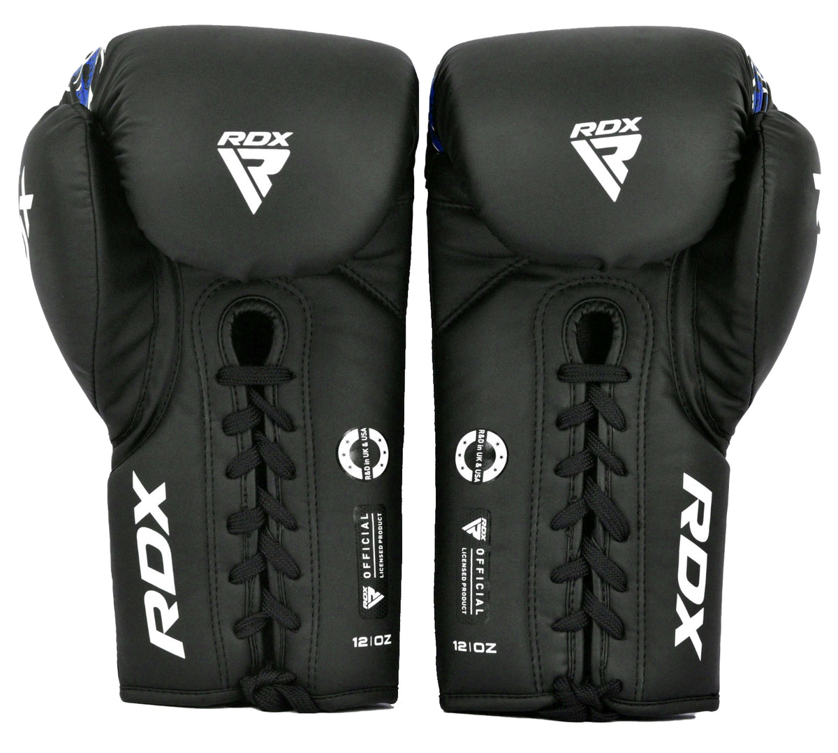 RDX F-17 Aura Plus Lace-up Boxing Gloves - Blue