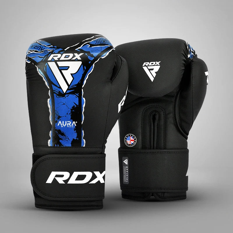 RDX F-17 Aura Plus Boxing Gloves - Blue