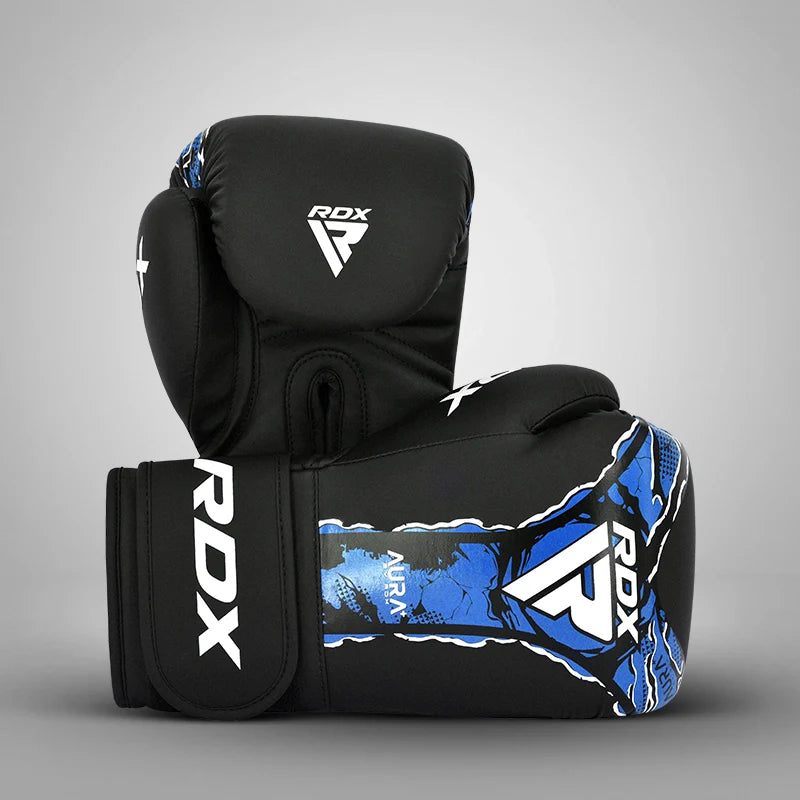 RDX F-17 Aura Plus Boxing Gloves - Blue