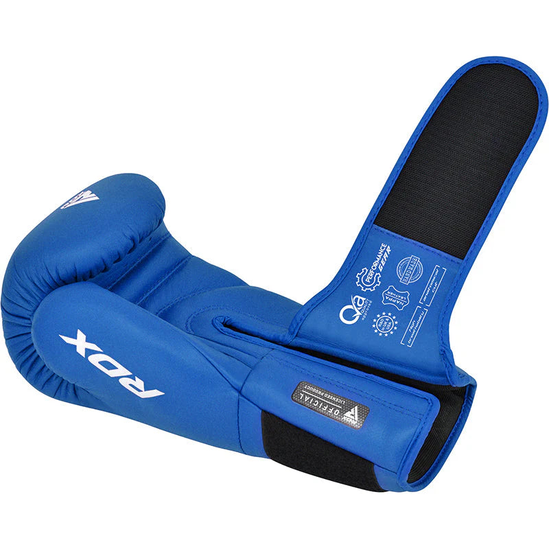 RDX IBA Boxing Gloves for Amateur Competitions Blue