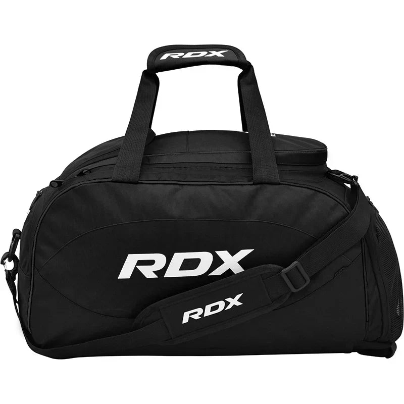 RDX R1 Duffel Bag with Backpack Straps - Black