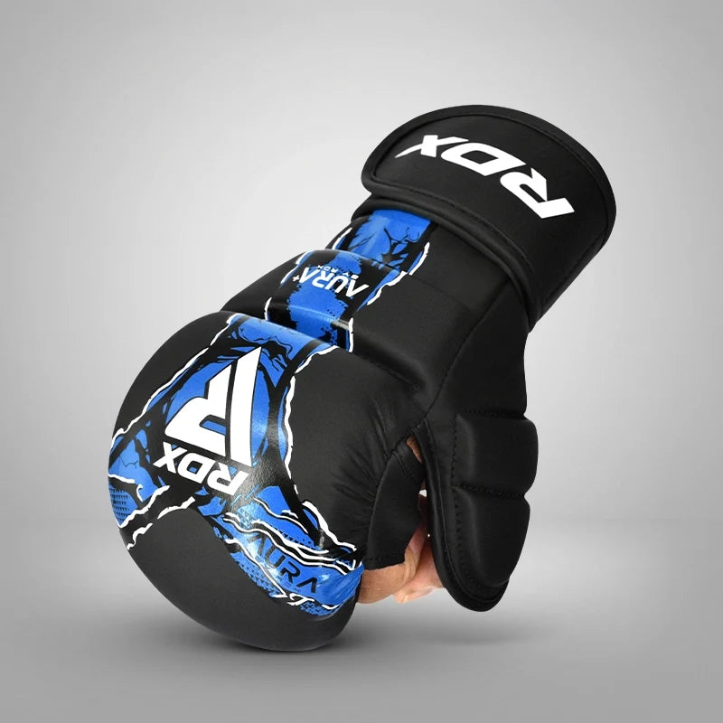 RDX F-17 Aura Plus Grappling Shooter Gloves - Blue