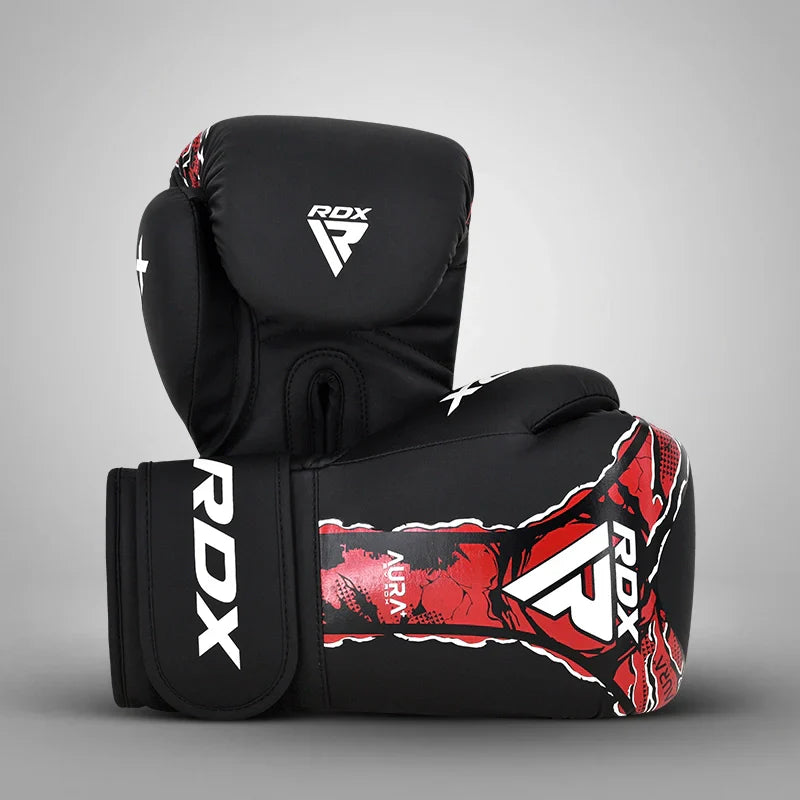 RDX F-17 Aura Plus Boxing Gloves - Red
