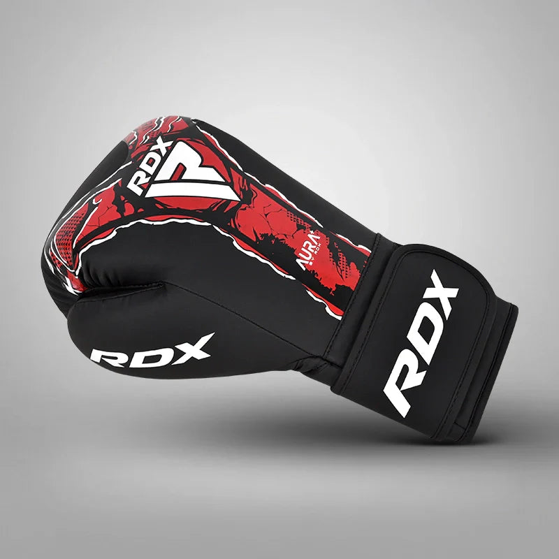 RDX F-17 Aura Plus Boxing Gloves - Red