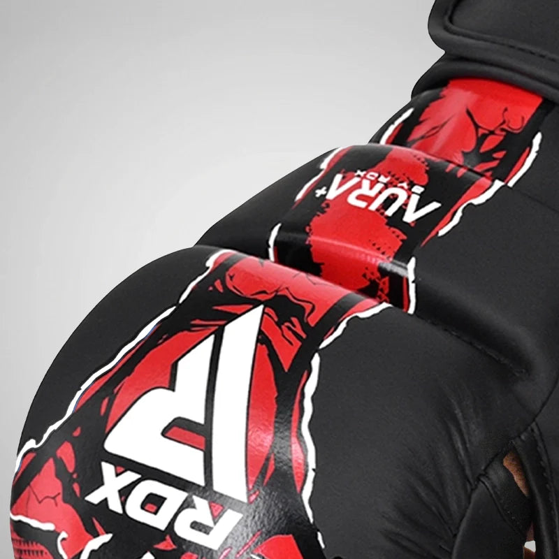 RDX F-17 Aura Plus Grappling Shooter Gloves - Red