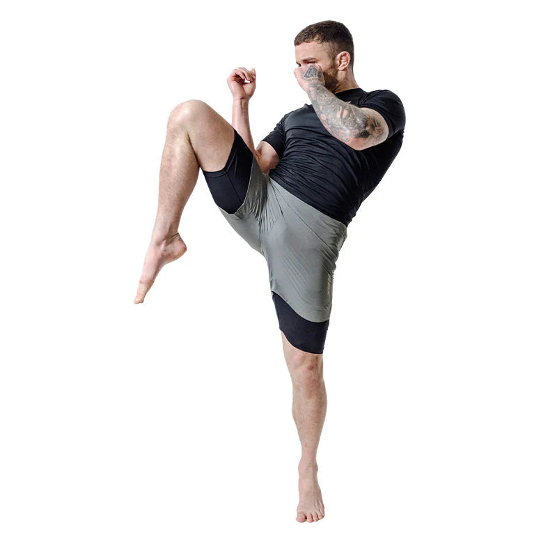 RDX T16 Grey Hybrid Shorts