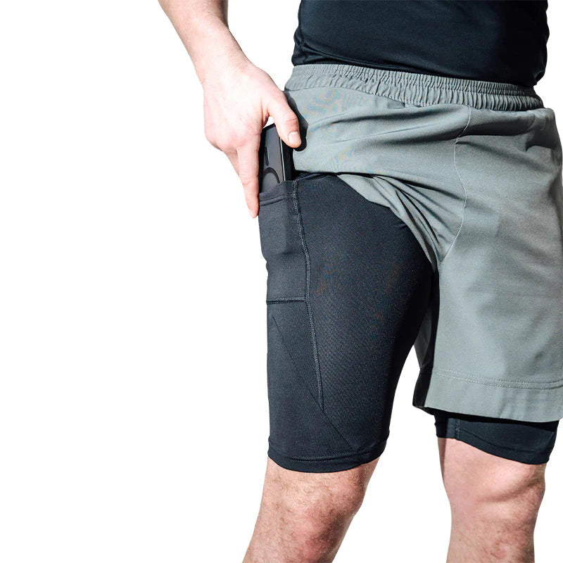 RDX T16 Grey Hybrid Shorts