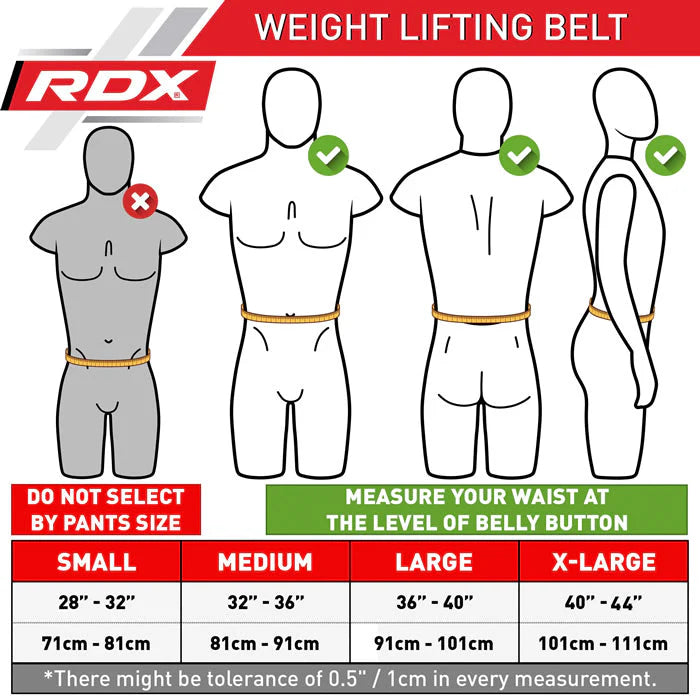 RDX 10mm Leather Powerlifting Belt