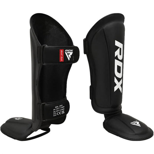 RDX T1 Shin Instep Guards Black