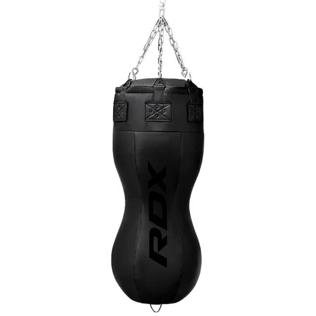 RDX Full Black Body Punch Bag with Mitts