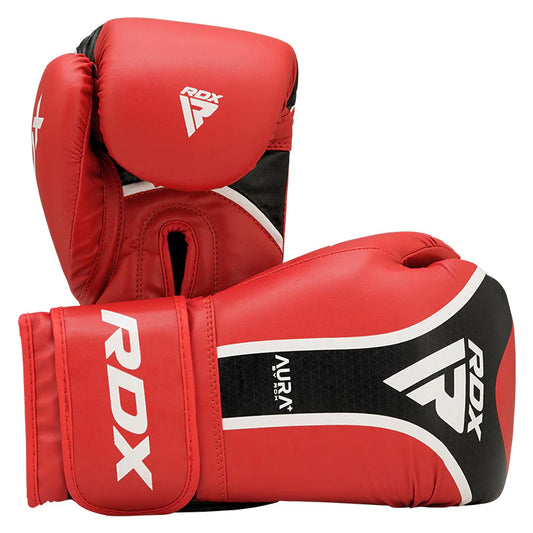 RDX BOXING GLOVES AURA PLUS T-17 RED