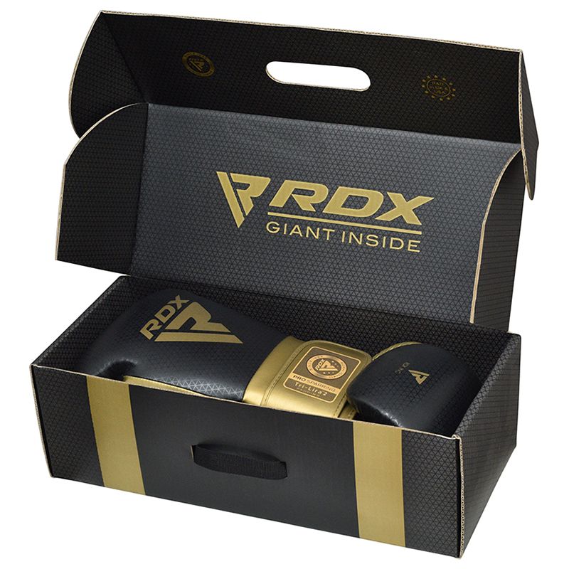 RDX L2 Mark Pro Sparring Boxing Gloves Hook and loop - Gold