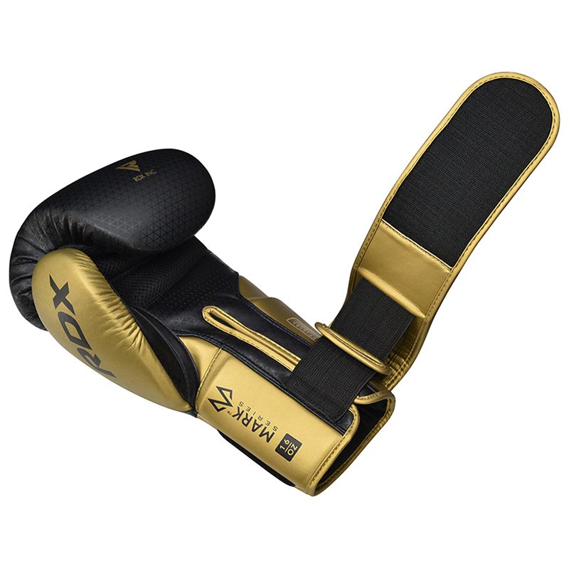 RDX L2 Mark Pro Sparring Boxing Gloves Hook and loop - Gold